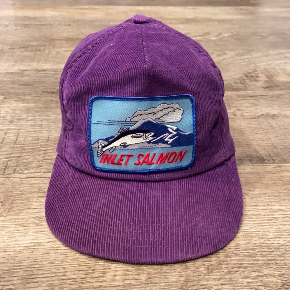 Vintage corduroy inlet salmon hat